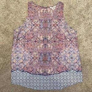 Patterned Tank Top